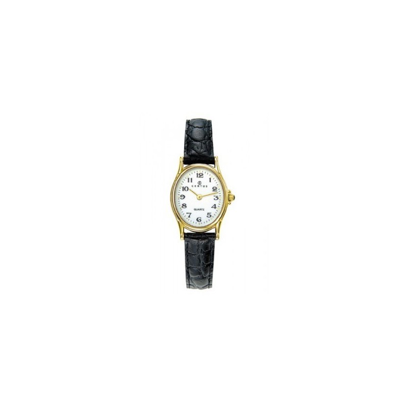 Montre Certus Femme Cuir Noir 646461 Classique Montre Certus Femme Cuir Noir 646461 Classique