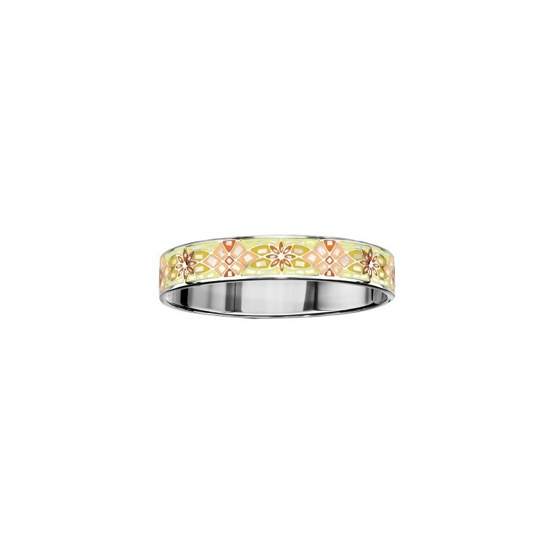 Bracelet Stella Mia Acier & Nacre Jaune Dégradé Articulé-128755 Bracelet Stella Mia Acier & Nacre Jaune Dégradé Articulé-128755