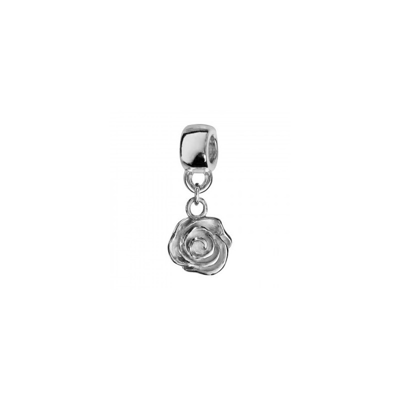 Thabora Charms Coulissant Argent Rhodié Suspendu Rose-C07049 Thabora Charms Coulissant Argent Rhodié Suspendu Rose-C07049