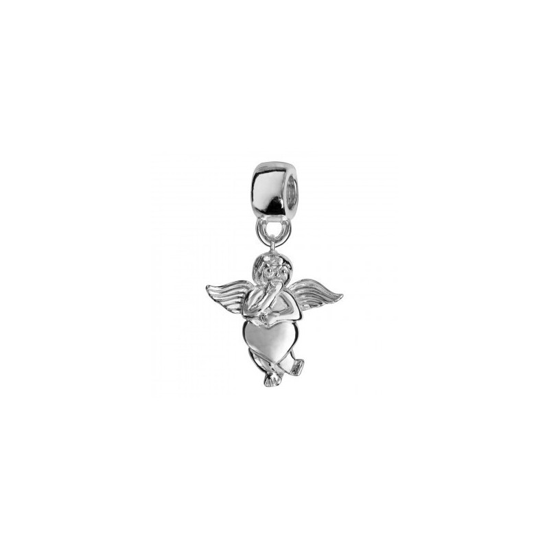 Thabora Charms Coulissant Argent Rhodié Suspendu Angelot-C07055 Thabora Charms Coulissant Argent Rhodié Suspendu Angelot-C07055