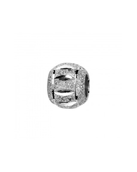 Thabora Charms Coulissant Argent Rhodié Boule Diamantée et motifs-C07112