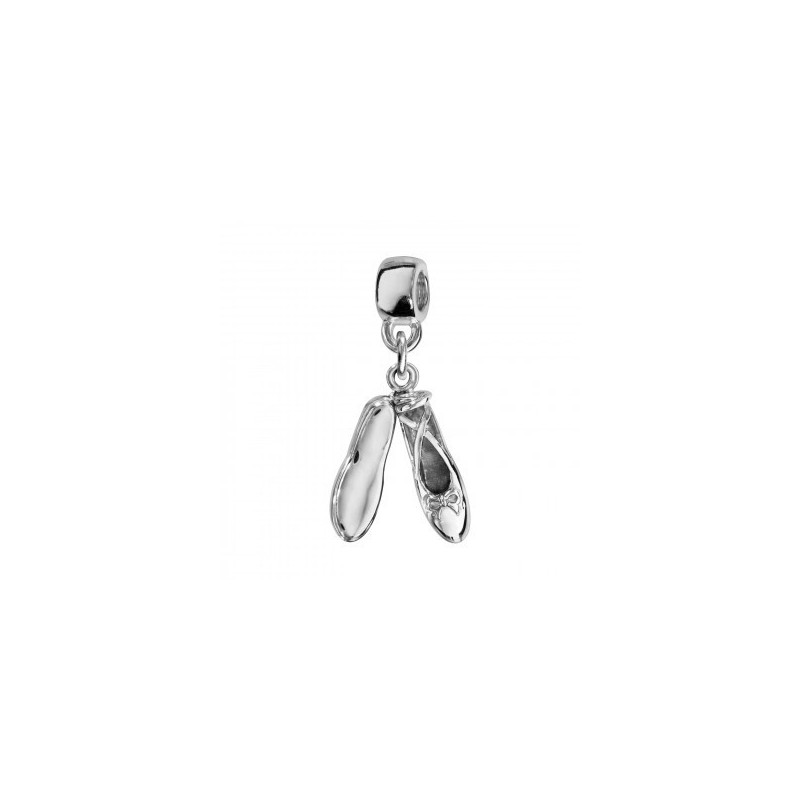 Thabora Charms Coulissant Paire de Chausson de Danse Argent Rhodié-C07176 Thabora Charms Coulissant Paire de Chausson de Danse Argent Rhodié-C07176