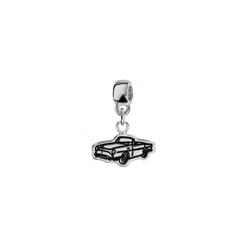 Thabora Charms Coulissant Argent Rond Gravé Découpé-C07405GD Thabora Charms Coulissant Argent Rond Gravé Découpé-C07405GD