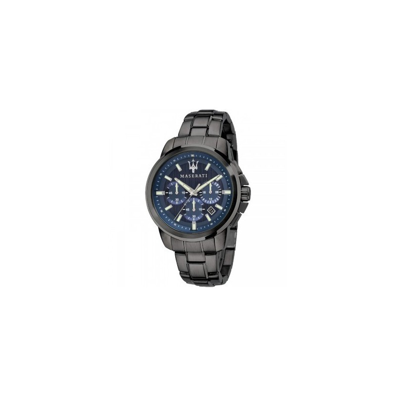 Montre Homme Maserati Successo cadran Bleu bracelet Métal-R8873621005 Montre Homme Maserati Successo cadran Bleu bracelet Métal-R8873621005