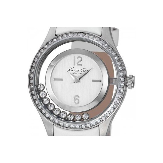 Montre Femme Kenneth Cole – Boîte Et Bracelet Doré, Cristaux, Neuve Avec étiquettes