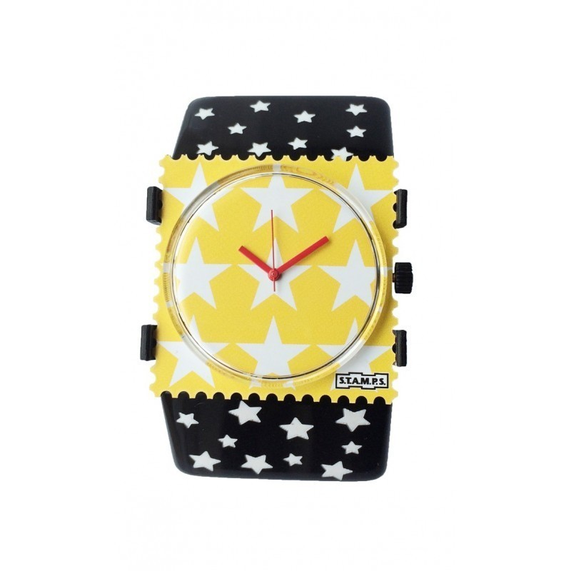 Bracelet Elastique Montre STAMPS 103383-0100 Belta Stars Black