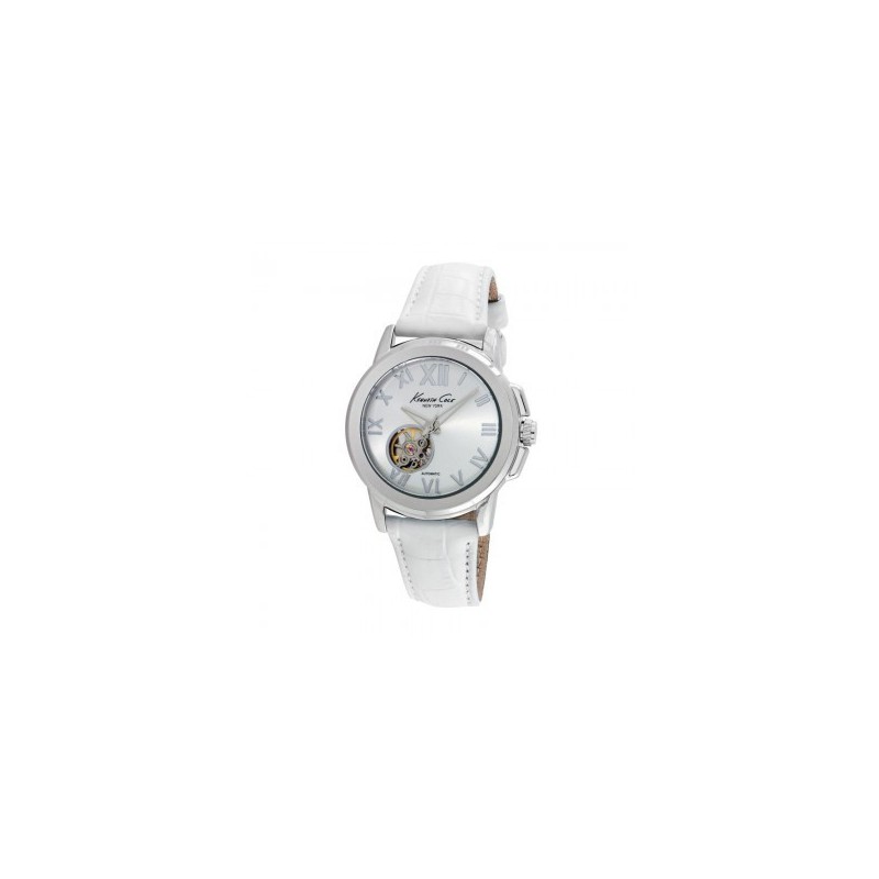 Montre Keneth Cole Femme Automatics Automatique Cuir Blanc 10020859 Montre Keneth Cole Femme Automatics Automatique Cuir Blanc 10020859