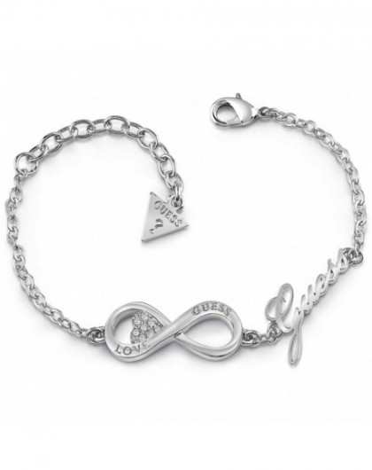 Bracelet Guess Endless Love Acier Rhodié UBB85065-S