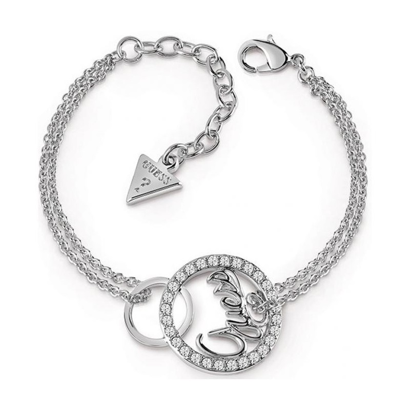 Bracelet Guess Authentics Métal Rhodié UBB85143 Bracelet Guess Authentics Métal Rhodié UBB85143