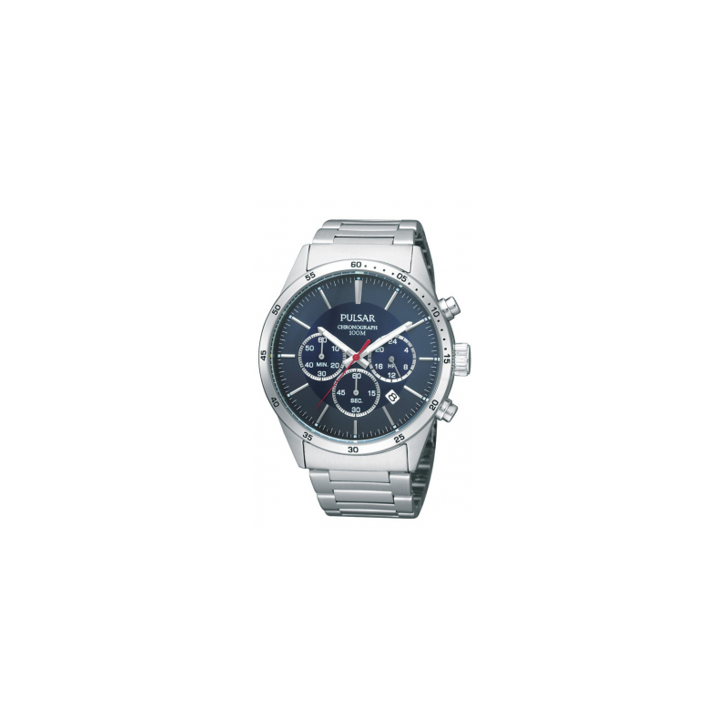 Montre Pulsar Homme Sport Chrono Acier PT3003X Sport - 100 Mètres Montre Pulsar Homme Sport Chrono Acier PT3003X Sport - 100 Mètres