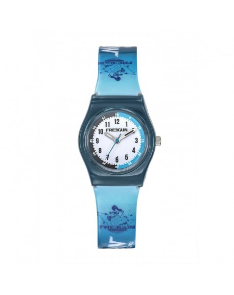 Freegun Street Montre Garçon bracelet Bleu Cadran Blanc-EE5233