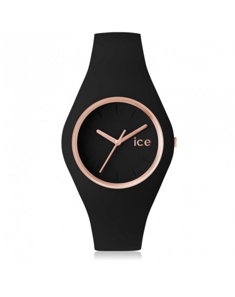 Montre Unisexe Ice Watch Glam Black Rose Gold Medium 000980