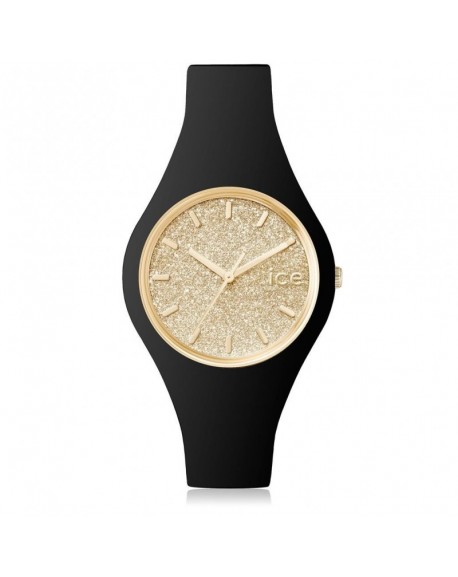 Montre Unisexe Ice Watch Glitter Black Gold Medium 001355