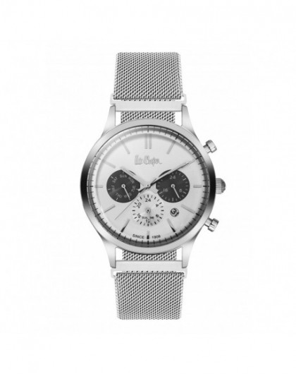Cooper Maille 330 Homme Multifonction Milanaise Blanc Bracelet Lc06305 Lee Montre Cadran DYb2H9eWEI