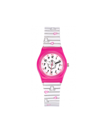 Montre Lulu Castagnette Enfant Résine Blanc 38773 Sport