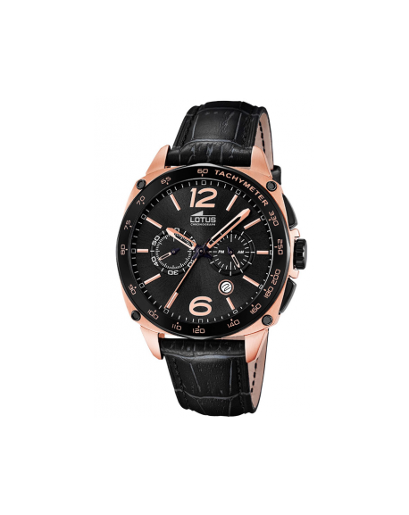 Montre Lotus Homme Chrono Cuir Noir 18217/3