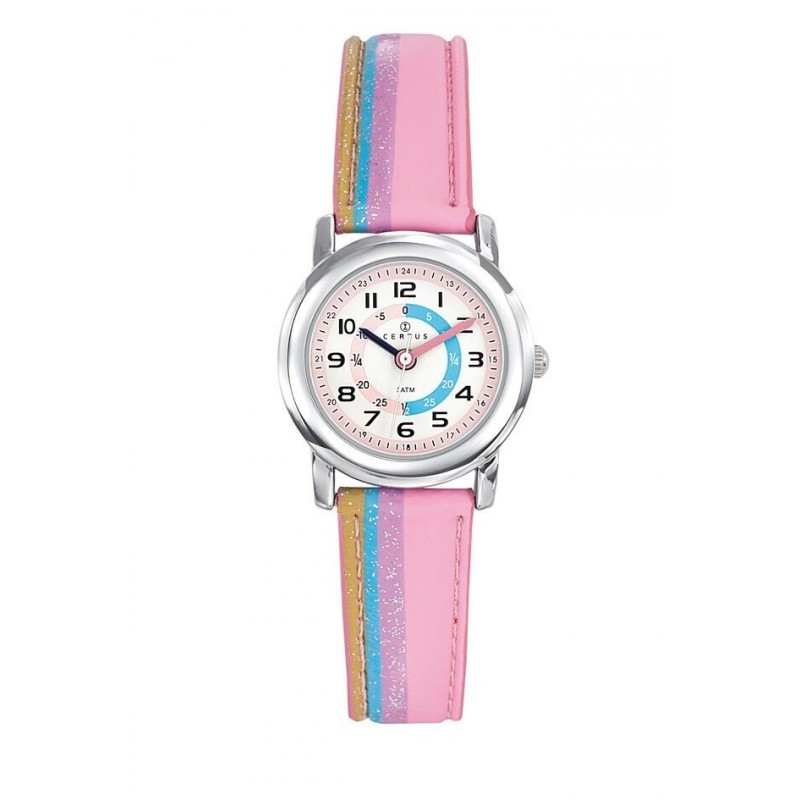 Montre Certus Enfant Cuir Rose 647379 Montre Certus Enfant Cuir Rose 647379