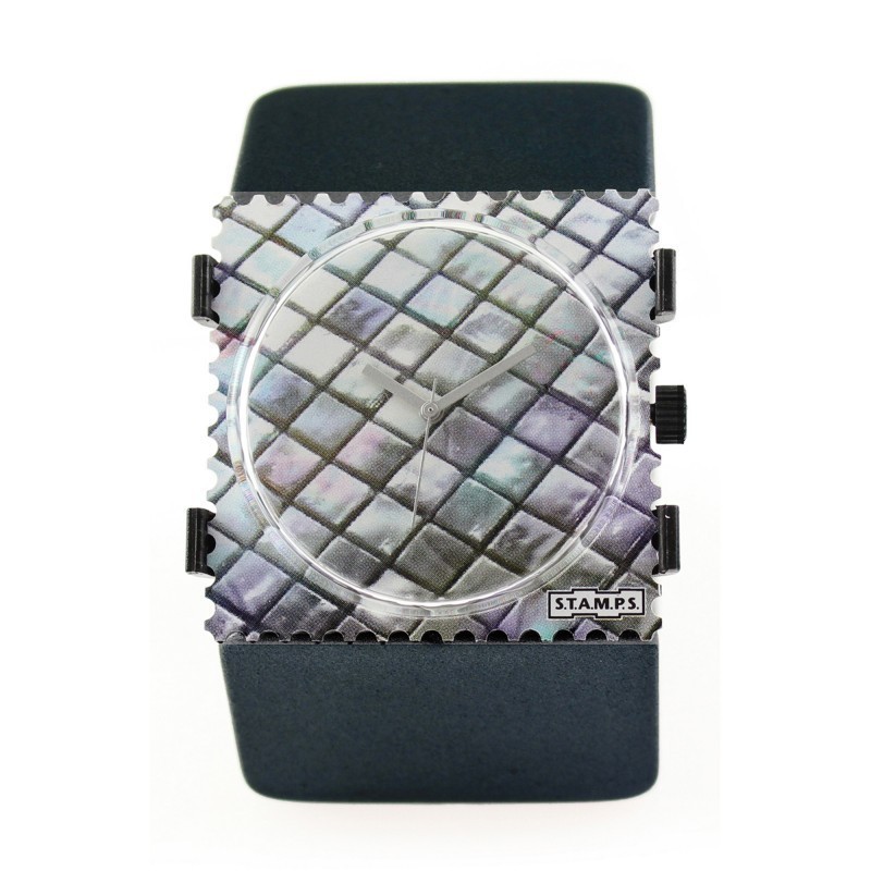 Bracelet Elastique Montre STAMPS 102232-4200 Belta Metallic Silver Bracelet Elastique Montre STAMPS 102232-4200 Belta Metallic Silver