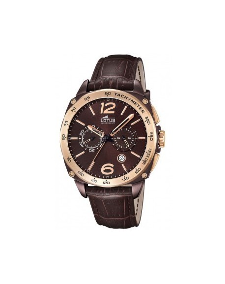 Montre Lotus Homme Chrono Cuir Marron 18218/1