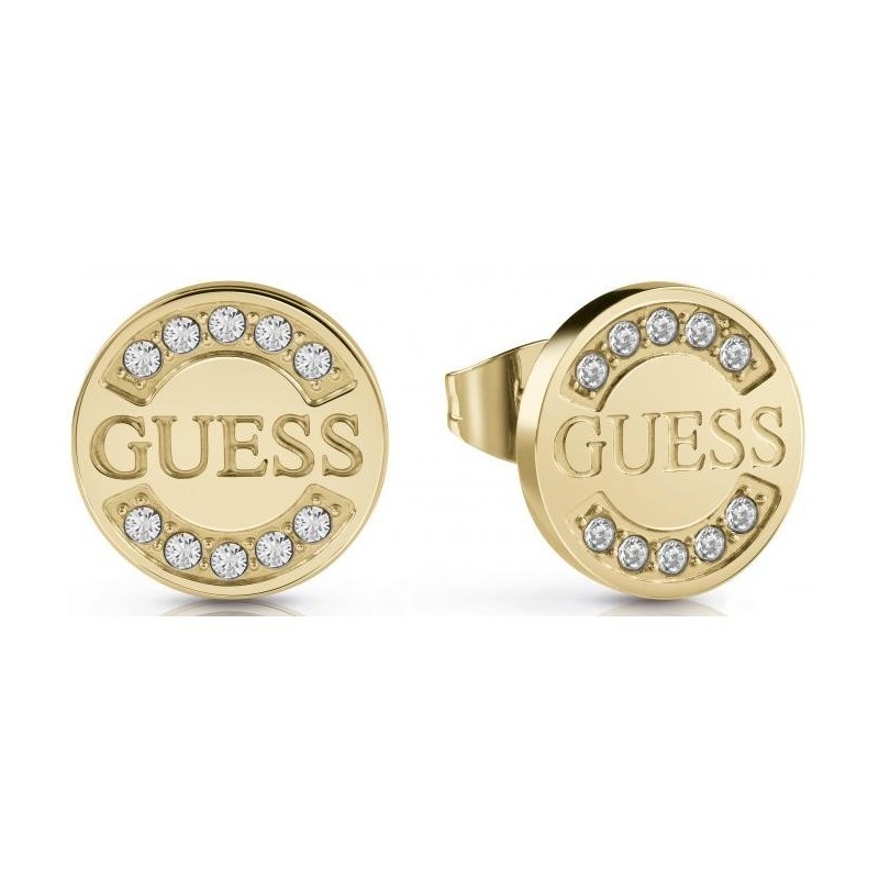 Boucle d'Oreille Guess Uptown Acier Doré UBE28029 Boucle d'Oreille Guess Uptown Acier Doré UBE28029