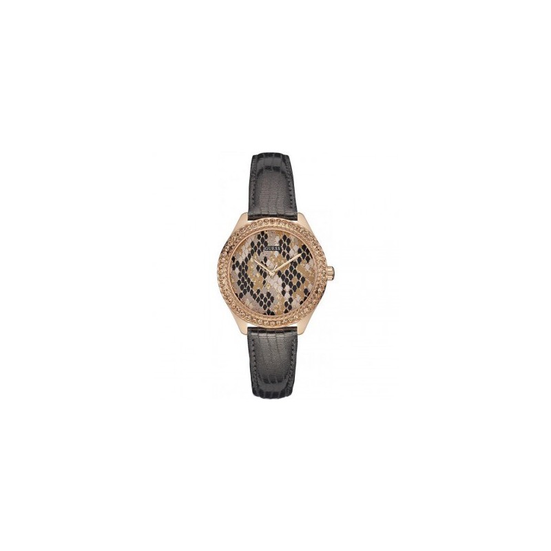 Montre Guess Femme Mini Mystical Cuir Gris W0626L2 Montre Guess Femme Mini Mystical Cuir Gris W0626L2