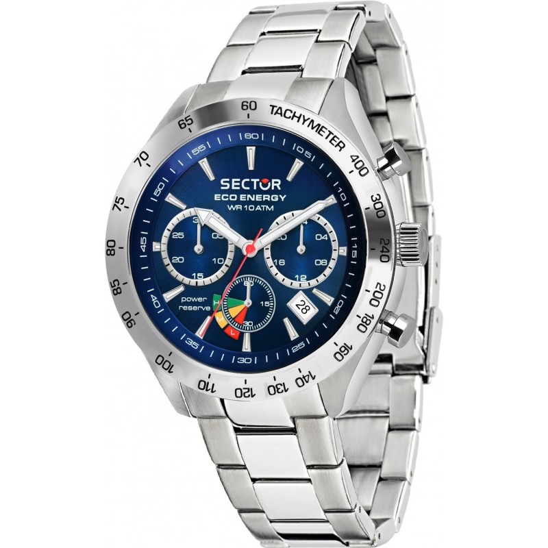 Montre Sector Homme Solaire Chrono Acier R3273613004 Montre Sector Homme Solaire Chrono Acier R3273613004