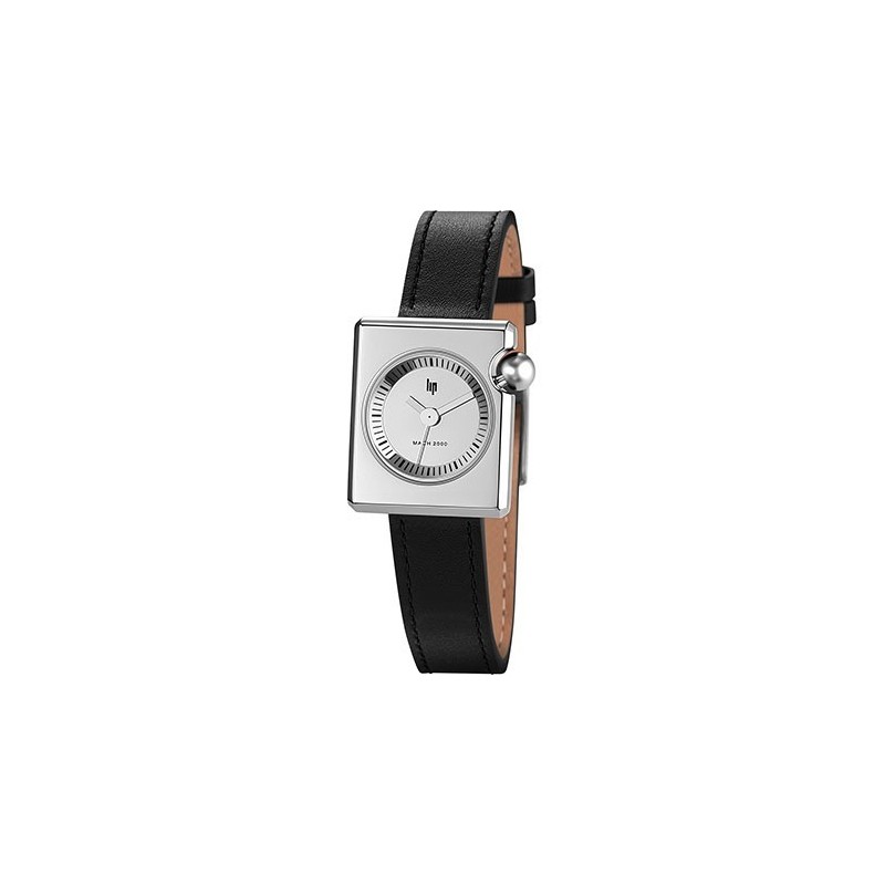 Montre Lip Femme Mach 2000 Cuir Noir 671103 Vintage Montre Lip Femme Mach 2000 Cuir Noir 671103 Vintage