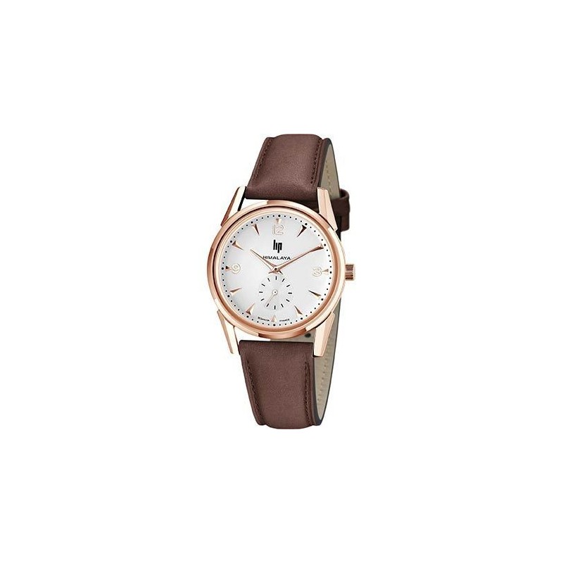 LIP Himalaya 35 Montre Unisexe Bracelet Marron-671058 LIP Himalaya 35 Montre Unisexe Bracelet Marron-671058