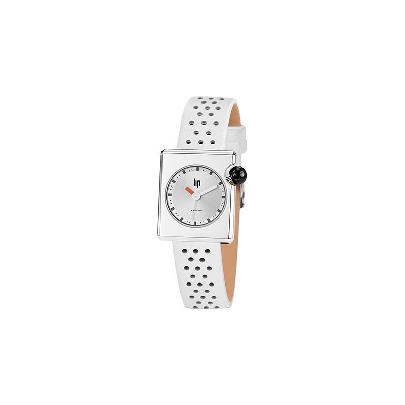 Montre Lip Femme Mach 2000 Cuir Blanc 671113 Vintage Montre Lip Femme Mach 2000 Cuir Blanc 671113 Vintage