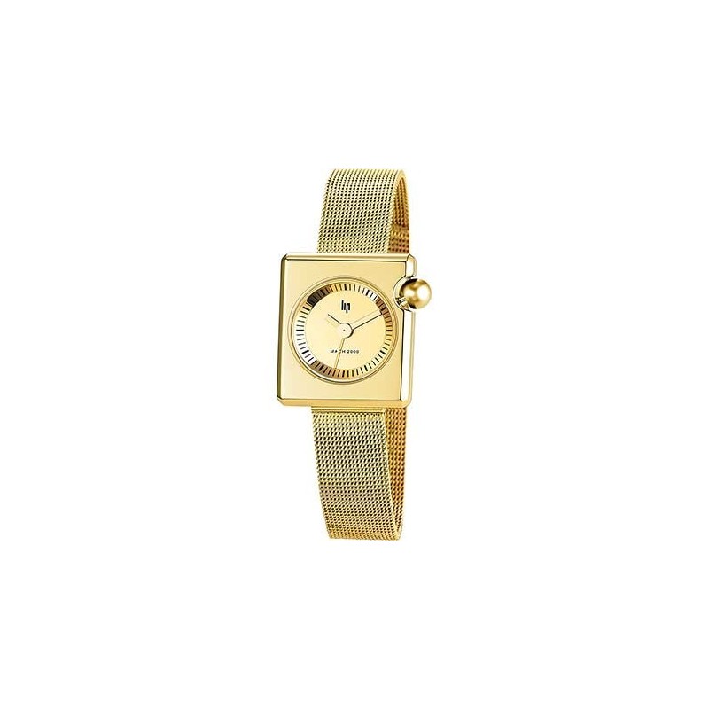 Montre Lip Femme Mach 2000 Métal Doré 671109 Vintage Montre Lip Femme Mach 2000 Métal Doré 671109 Vintage