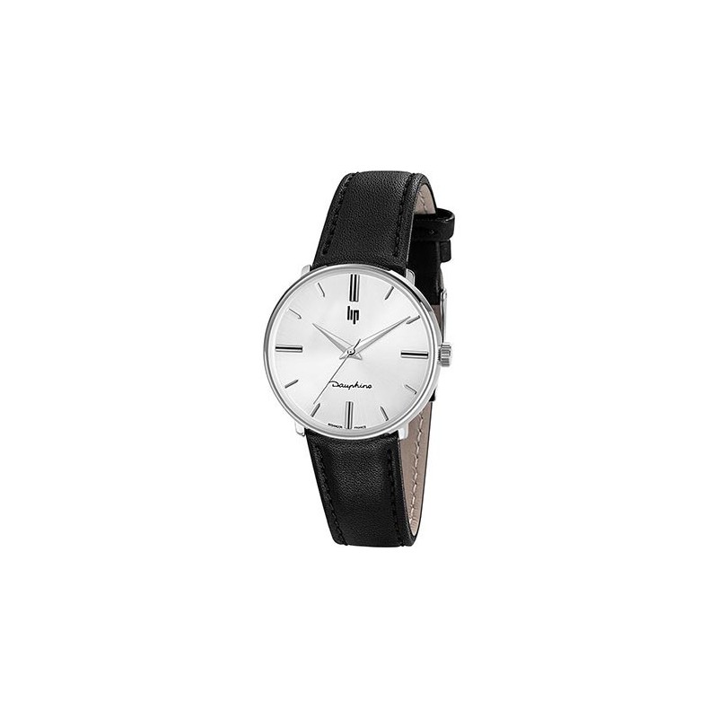 Montre Lip Dauphine T34 Métal Noir 671295 Montre Lip Dauphine T34 Métal Noir 671295
