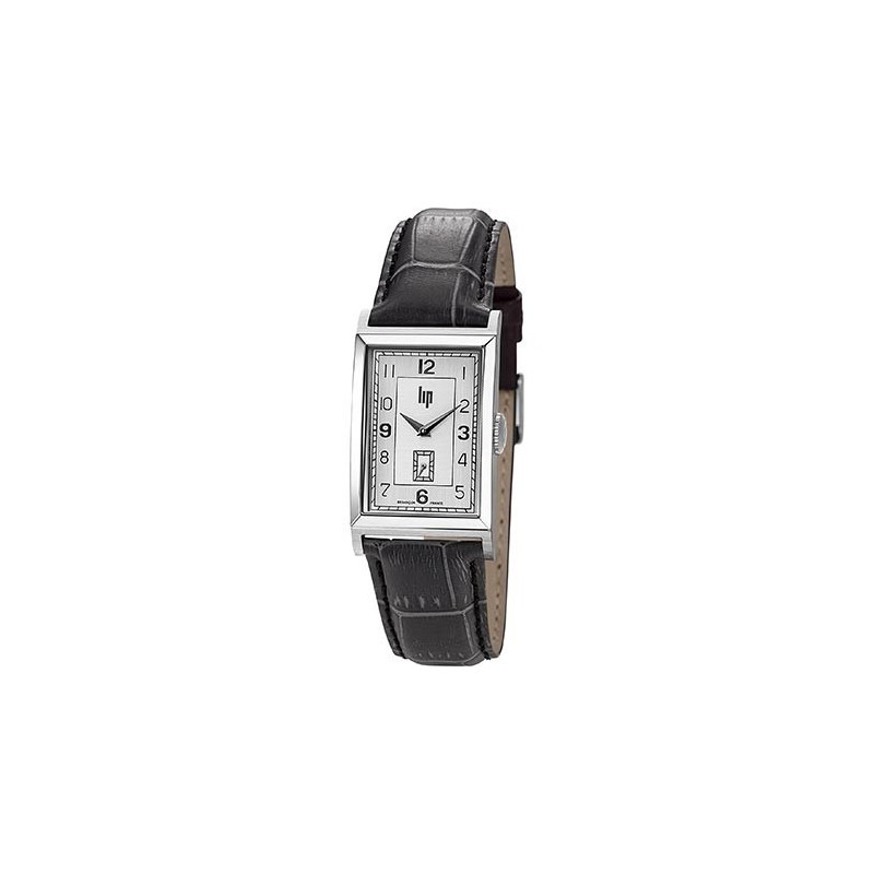 Montre Lip Homme Churchill Cuir Gris 671275 Montre Lip Homme Churchill Cuir Gris 671275