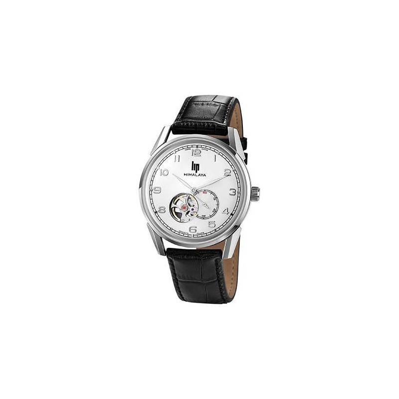 Montre Lip Homme Himalaya 1954 Automatique Cuir Noir 671230 Montre Lip Homme Himalaya 1954 Automatique Cuir Noir 671230