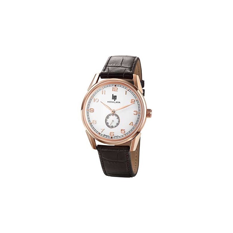 Montre Lip Homme Himalaya 1954 Cuir Marron 671244 Montre Lip Homme Himalaya 1954 Cuir Marron 671244