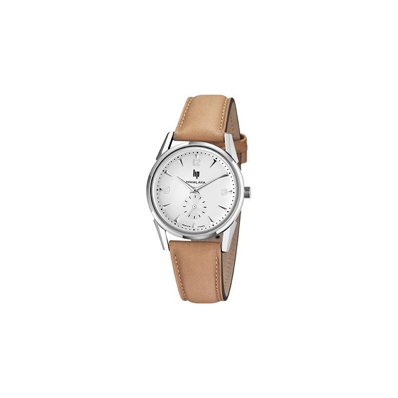 Montre Lip Homme Himalaya 1954 Cuir Camel 671054 Montre Lip Homme Himalaya 1954 Cuir Camel 671054