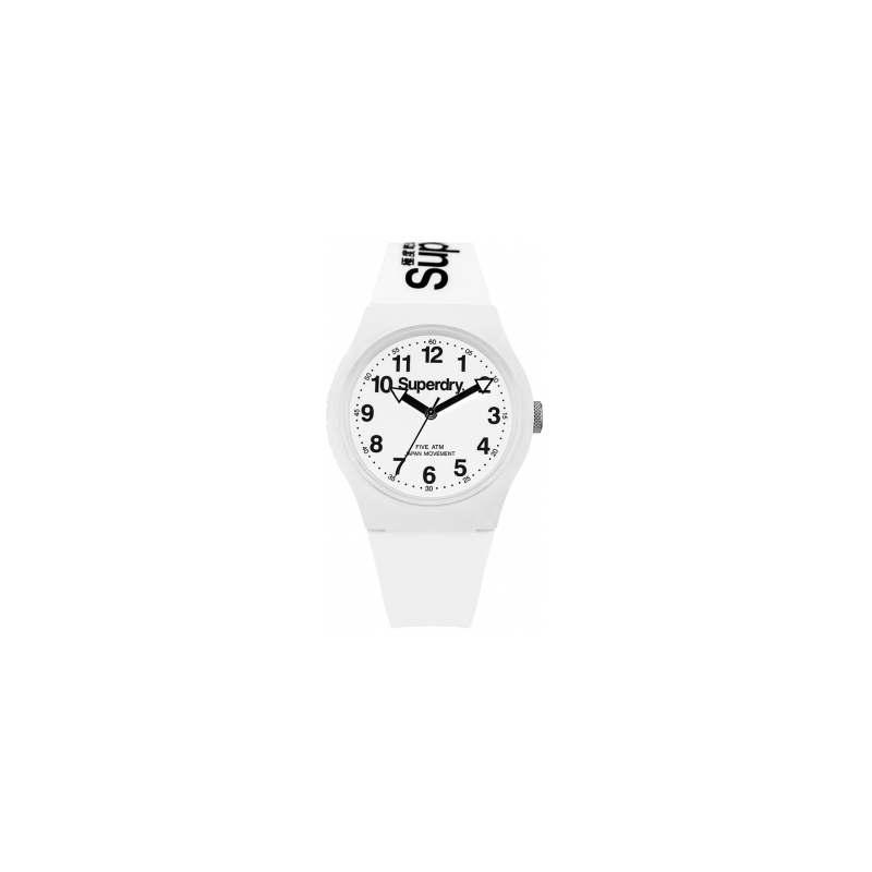 Montre Superdry Femme Urban Silicone Blanc SYG164WW Sportswear Montre Superdry Femme Urban Silicone Blanc SYG164WW Sportswear