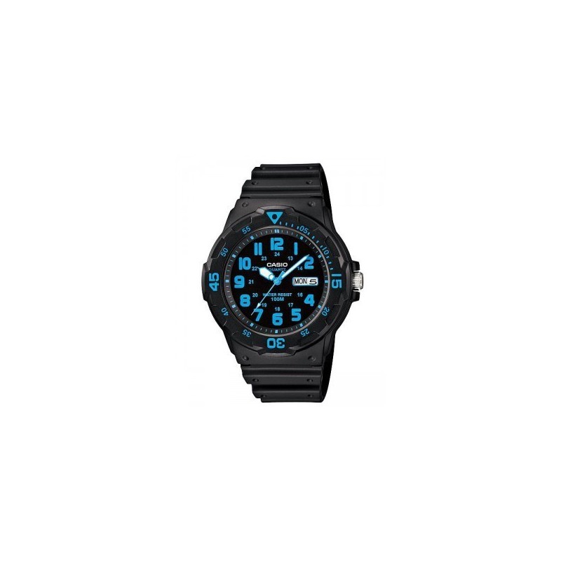 Montre Casio Homme Résine Noir MRW200H-2BVEF Sportswear - 100 Mètres Montre Casio Homme Résine Noir MRW200H-2BVEF Sportswear - 100 Mètres