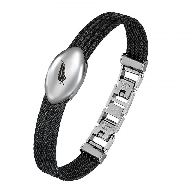 All blacks Bracelet Homme Acier 682112 All blacks Bracelet Homme Acier 682112