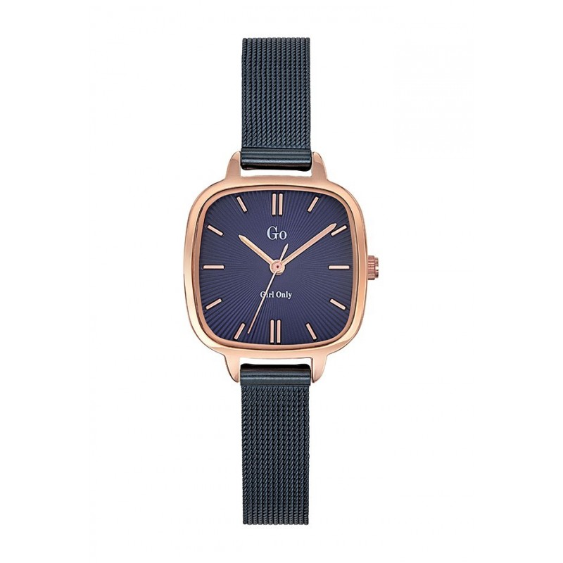Go Girl My Carrée Montre Femme bracelet Milanais Noir - 695239 Go Girl My Carrée Montre Femme bracelet Milanais Noir - 695239