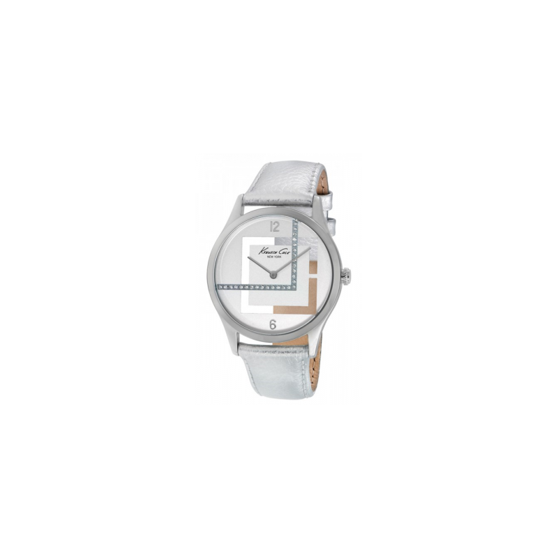 Montre Keneth Cole Femme Transparency Cuir Gris IKC2877 Montre Keneth Cole Femme Transparency Cuir Gris IKC2877