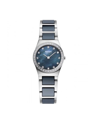 Montre Bering Femme Swarovski Céramique Bleu 32426-707