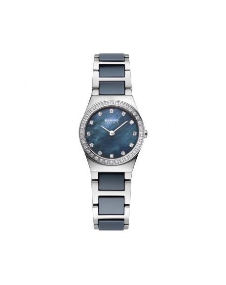 Montre Bering Femme Swarovski Céramique Bleu 32426-707