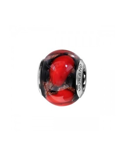 Thabora Charms Perle de Murano rouge C05076