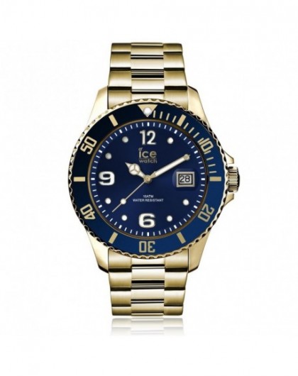 Ice Watch Montre Unisexe Steel Gold Blue Medium 016761