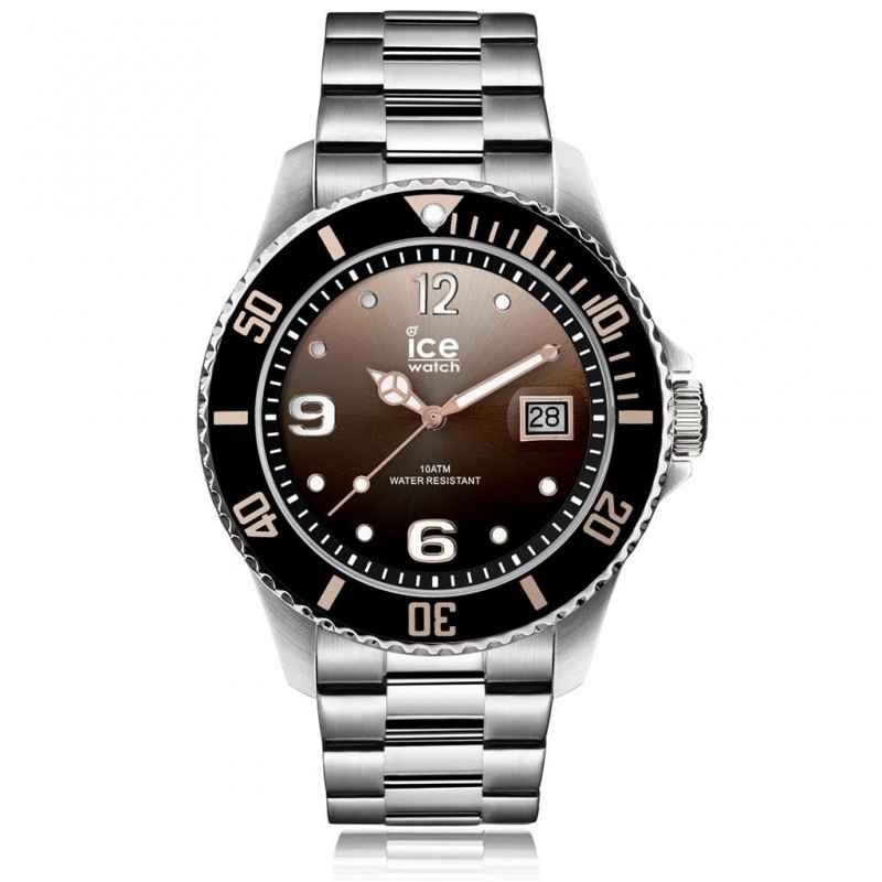 Ice Watch Montre Homme Steel Black Sunset Silver Medium 016768 Ice Watch Montre Homme Steel Black Sunset Silver Medium 016768