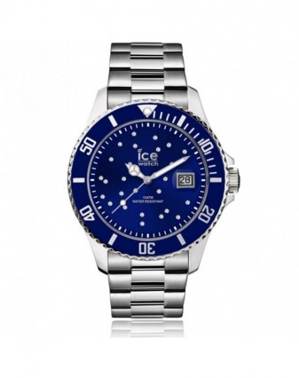 Ice Watch Montre Unisex Steel Blue Cosmos Silver Medium 016773