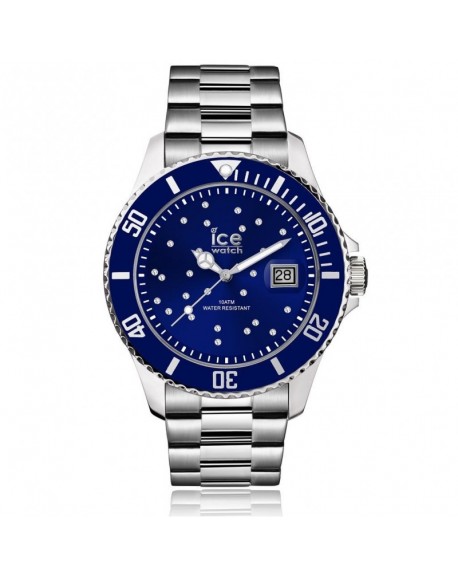 Ice Watch Montre Unisex Steel Blue Cosmos Silver Medium 016773