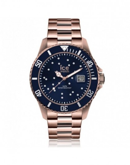 Ice Watch Montre Unisex Steel Blue Cosmos Rose Gold Medium 016774