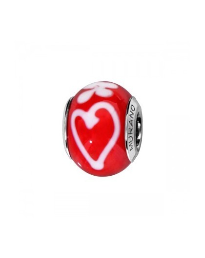 Charms Perle de Murano rouge C05032