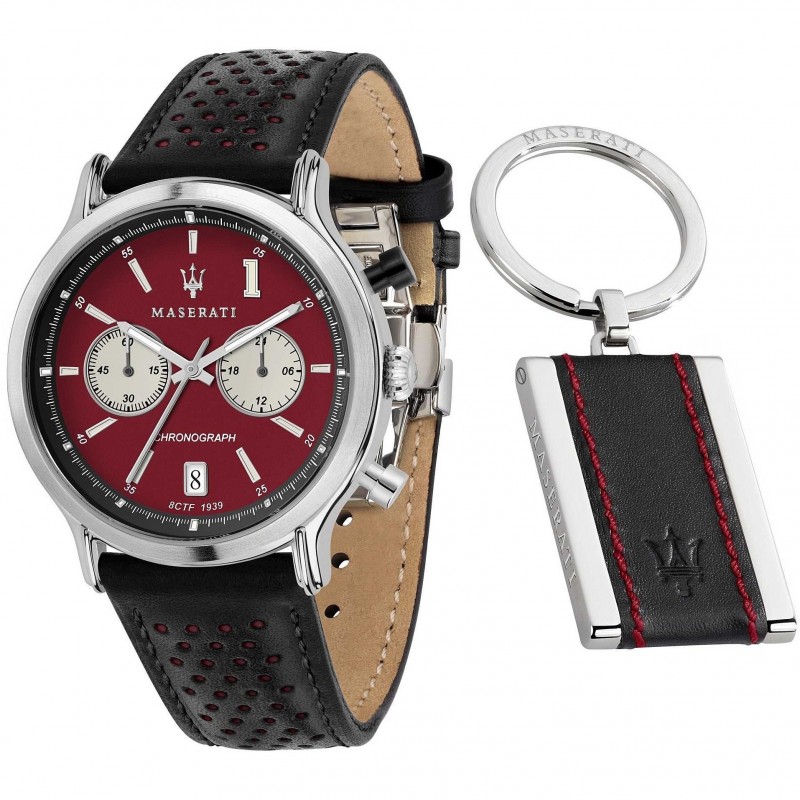 Maserati Montre Homme Legend Chronographe Cuir R8871638002 Maserati Montre Homme Legend Chronographe Cuir R8871638002